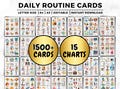 Daily Routine Cards, Visual Schedule, Routine Chart For Kids, Morning, Evening, Toddlers, Preschool, Chore Chart, Daily Rhythm, Editable product logo