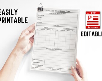 Professional Garden Service Invoice Book 50 Sets Includes Copy Invoice 100 Pages Total, White And Yellow - View #3