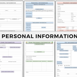 End of Life Planner, Fillable Emergency Planner, Last Wishes Planner, Estate Planning, Will, Final Preparation, What If Binder, Just In Case image 8