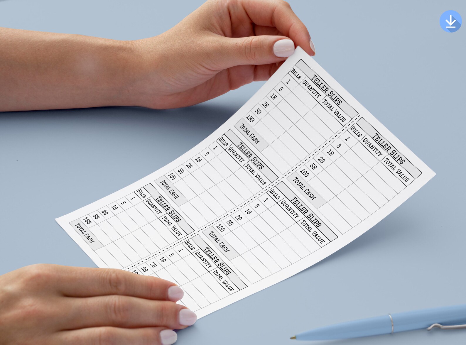 Cash Breakdown Slips Printable - Il 1588xN.4382932727 F8oz 