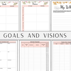 Direct Sales Planner Printable, MLM Business Marketing Bundle (PDF) image 8