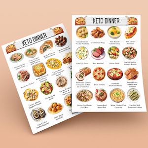 32 Keto Dinner Ideas: Low-Carb Meal Plan (Digital Download)