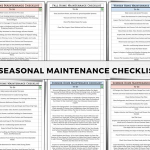 Home Maintenance Planner, Home Improvement Planner, Fillable Home Maintenance Binder, Home Maintenance Checklist, Renovation & Maintenance immagine 5