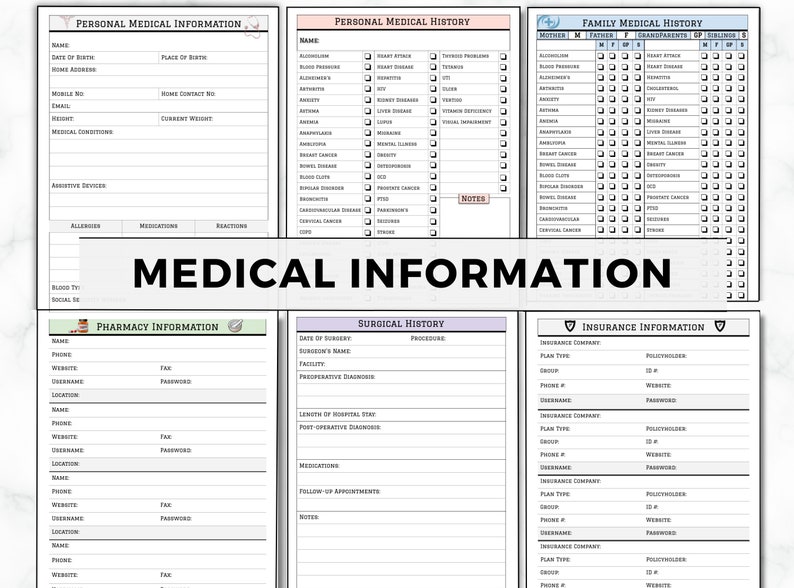 End of Life Planner, Fillable Emergency Planner, Last Wishes Planner, Estate Planning, Will, Final Preparation, What If Binder, Just In Case image 9