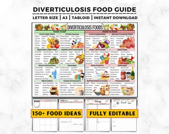 Diverticulosis Food List, Diverticulosis Foods To Choose Limit Avoid, Colon Friendly Foods, Gut Health, Diverticulosis Diet Food Chart
