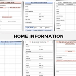 Home Maintenance Planner, Home Improvement Planner, Fillable Home Maintenance Binder, Home Maintenance Checklist, Renovation & Maintenance immagine 4