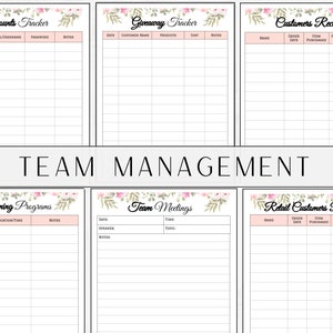 Direct Sales Planner Printable, MLM Business Marketing Bundle (PDF) image 5