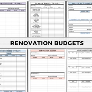 Home Renovation Planner, Home Improvement Planner for DIY Projects ...