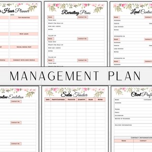 Direct Sales Planner Printable, MLM Business Marketing Bundle (PDF) image 3
