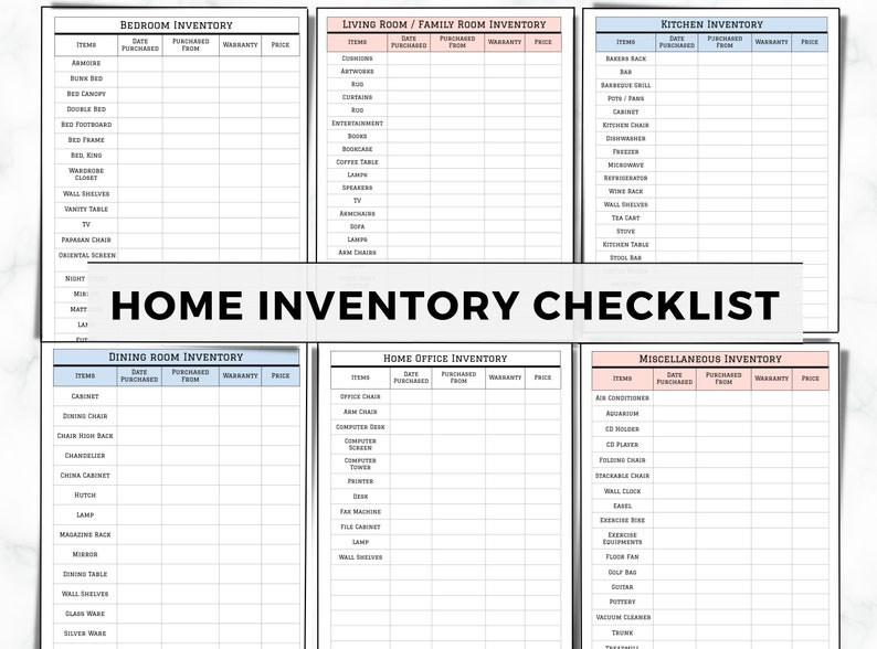 Home Maintenance Planner, Home Improvement Planner, Fillable Home Maintenance Binder, Home Maintenance Checklist, Renovation & Maintenance immagine 8