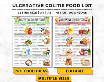Colitis Menu Ulcerative Colitis Diet Plan, PDF Diet Chart, Ulcerative Colitis Food ...