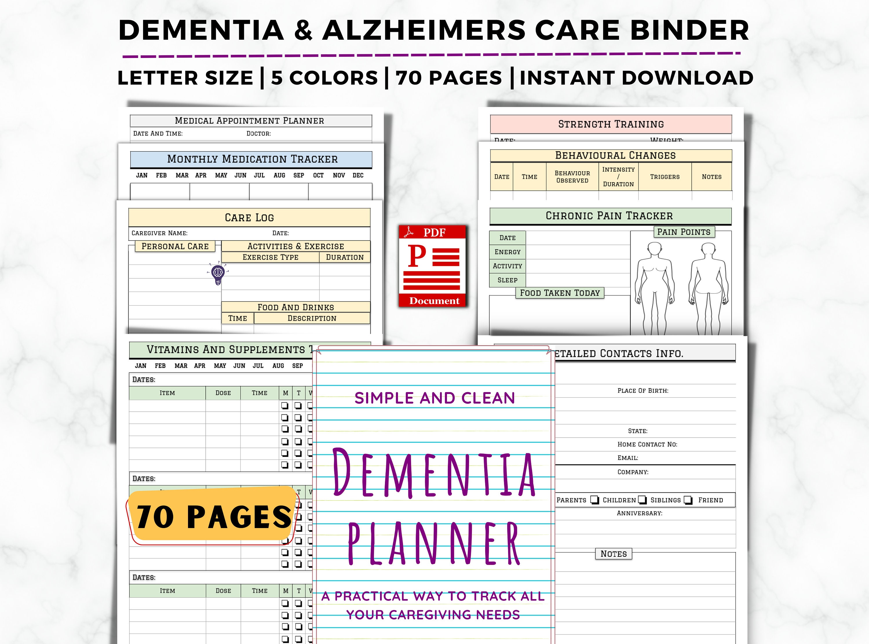 Carnet de notes à remplir pour personnes âgées, cadeau pour booster la  mémoire – maladie d'Alzheimer . Journal agenda planificateur photo  souvenirs
