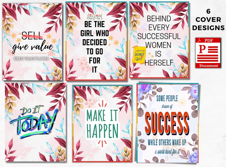 Direct Sales Planner Printable, MLM Business Marketing Bundle (PDF) image 9