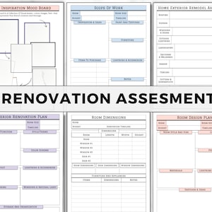 Home Renovation Planner, Home Improvement Planner for DIY Projects ...