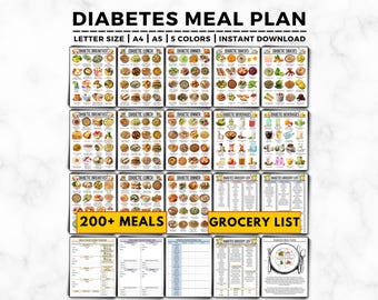 Diabetes Meal Plan, Diabetic Food Chart, Diabetic Meal Plan, Diabetes Grocery List, Diabetic Food List, Diabetes Meal Planner, Diabetic Diet