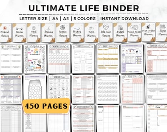 Life Binder, Household Planner, Productivity Planner, Household Budget, ADHD Planner, Family Planner, Household Management, Life Planner