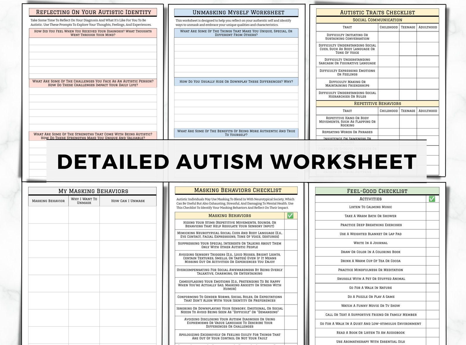 Autism Care Binder, Autism Planner Printable, Special Needs Child ...