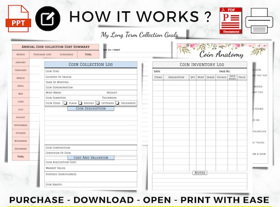 Registro Per Gestione Inventario TEHAUX - Libro Per Tenuta Registri Aziendali E Finanziari, Quaderno Contabilità - Foto 8