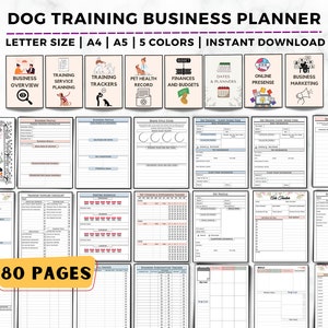 Dog Training Business Planner, Dog Walking Business Forms, Socialization Checklist, Service Dog, Poop Training, Pet Health, Dog Training Log