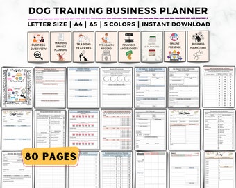 Dog Training Business Planner, Dog Walking Business Forms, Socialization Checklist, Service Dog, Poop Training, Pet Health, Dog Training Log