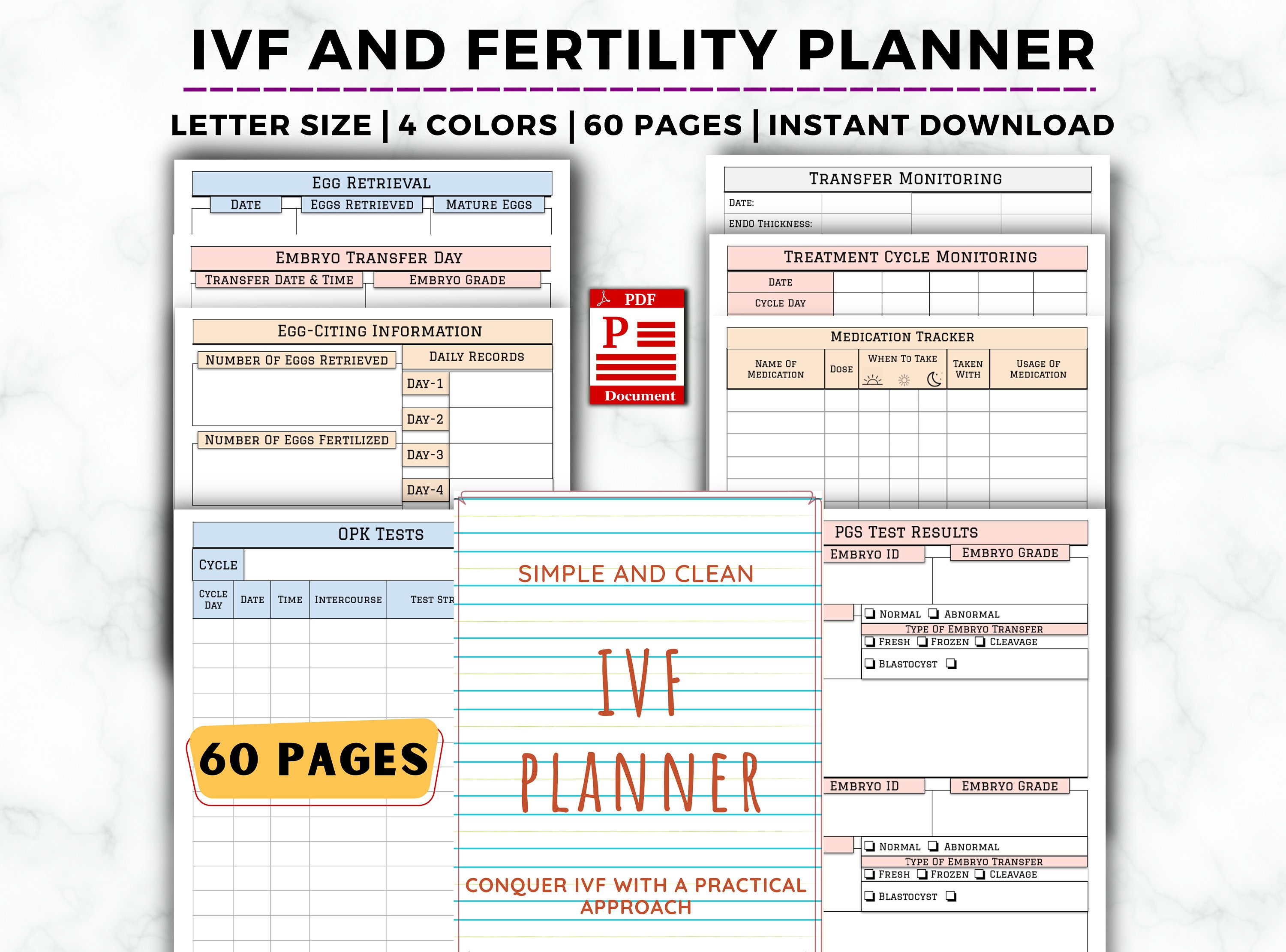 16 Stay Organized! During IVF Cycles. ideas