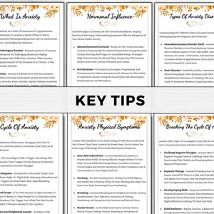 Anxiety Journal, Therapy Journal, Anxiety Worksheets, Mental Health Journal, Therapy Worksheets, Depression, DBT, CBT, Anxiety Tracker bild 10