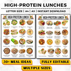 High Protein Lunch Ideas, Protein Food List, Low Carb Keto Food List, Muscle Building & Weight Loss, Healthy High-Protein Lunches Meal Plan