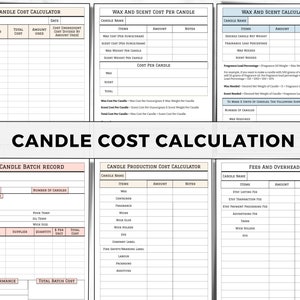 Candle Business Planner, Candle Making Business, Start up Planner ...