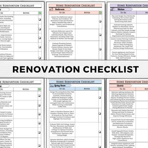 Home Renovation Planner, Home Improvement Planner for DIY Projects ...