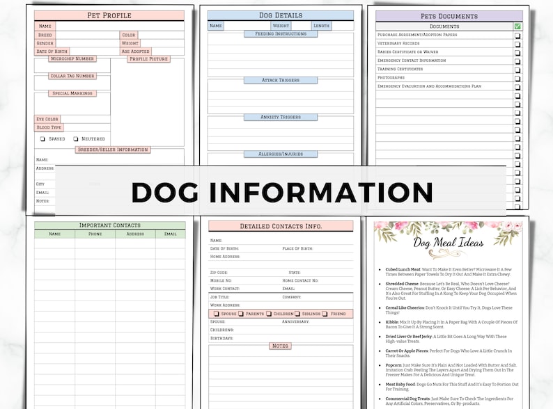 dog-training-planner-puppy-training-tracker-socialization-etsy