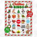 Christmas Bingo, 100 Christmas Bingo Cards Christmas Games Holiday Christmas Activity Kids Christmas Party Game Christmas Classroom Activity product logo