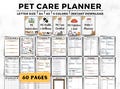 Pet Care Planner, Pet Health Record, Pet Medical Planner, Pet Checklists, Pet Worksheets, Vaccination Record, Pet Sitter Notes, Pet Binder product logo