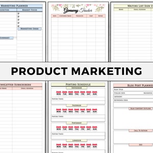Product Launch Planner, Product Marketing, Course Marketing Plan ...