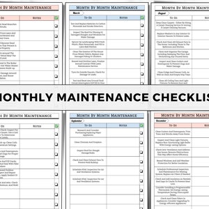Home Maintenance Planner, Home Improvement Planner, Fillable Home Maintenance Binder, Home Maintenance Checklist, Renovation & Maintenance immagine 7