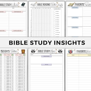 Prayer Journal, Bible Study, Gratitude, Sermon Notes (Digital Download) image 4