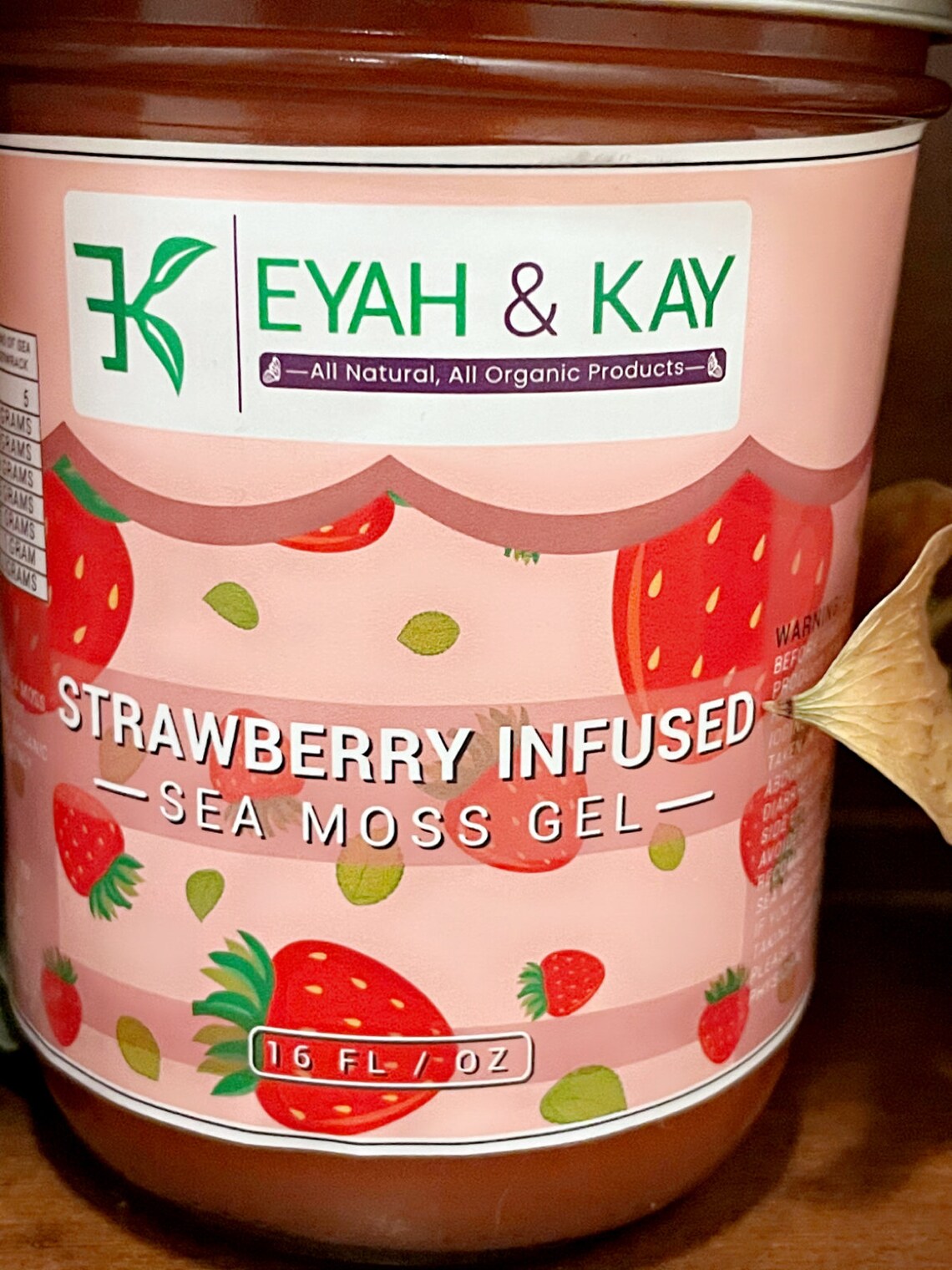 Strawberry infused sea moss gel Etsy