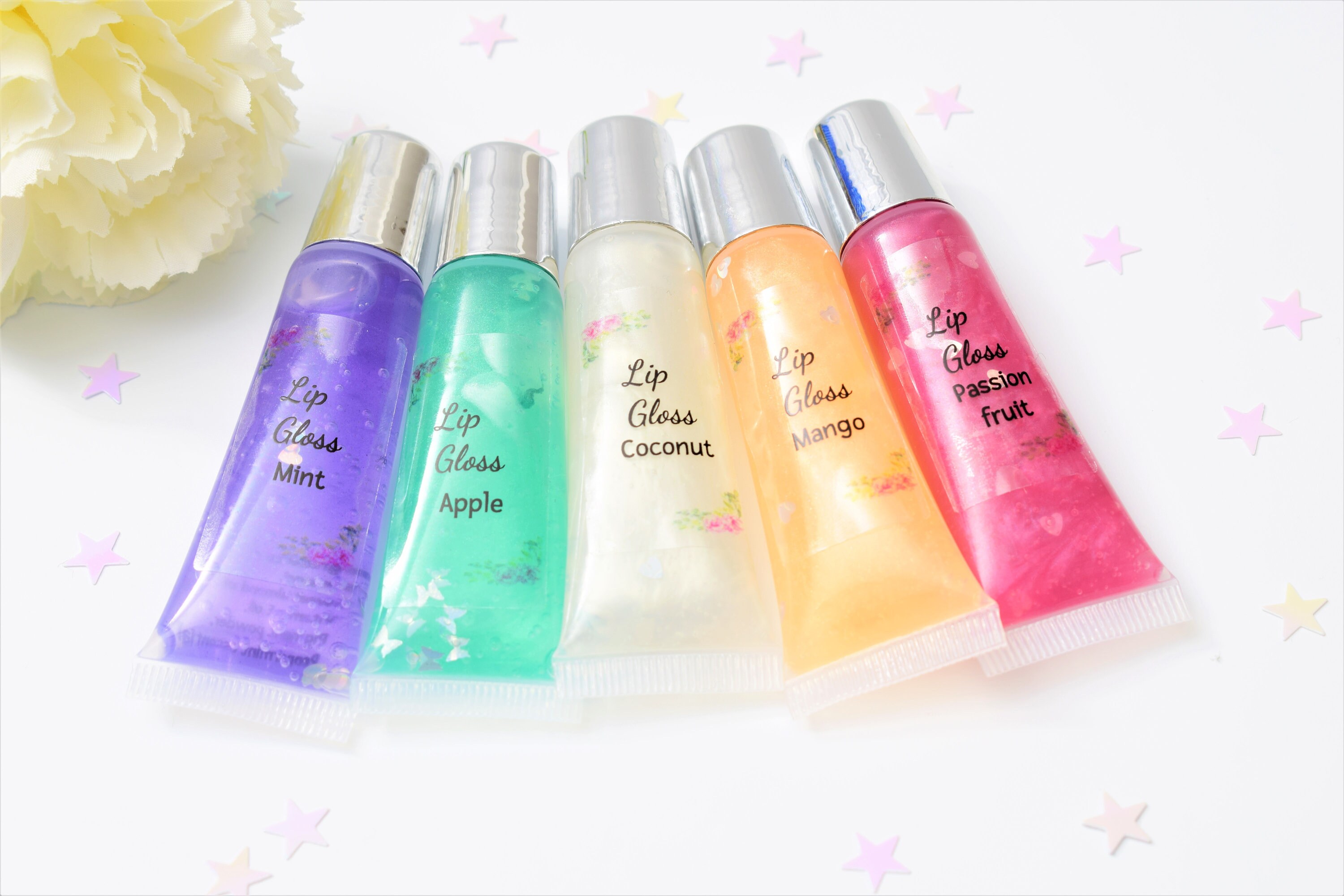 Fruit scented lip gloss Moisturising lip balm lip care Etsy