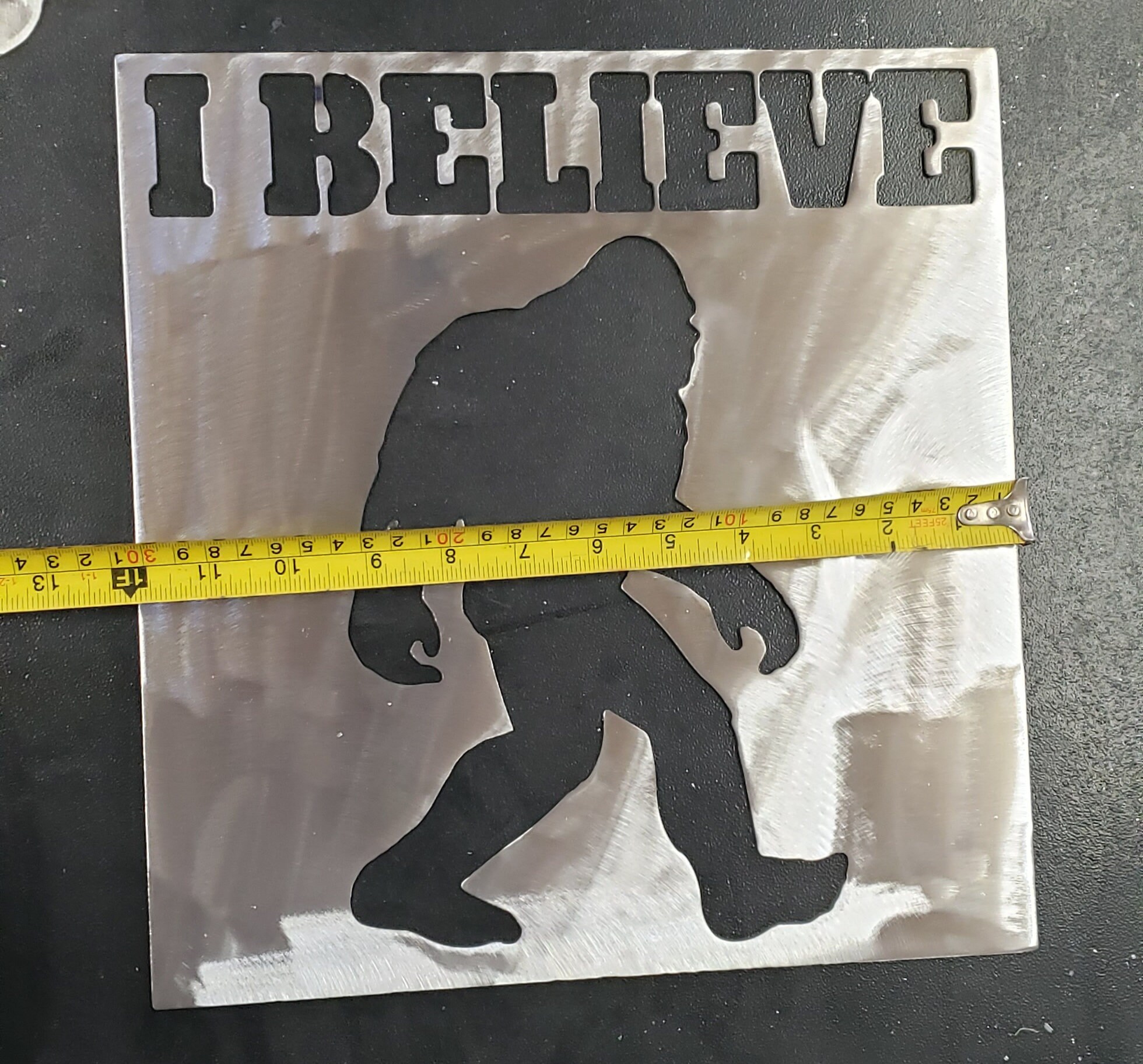 Bigfoot Metal Wall Art Etsy