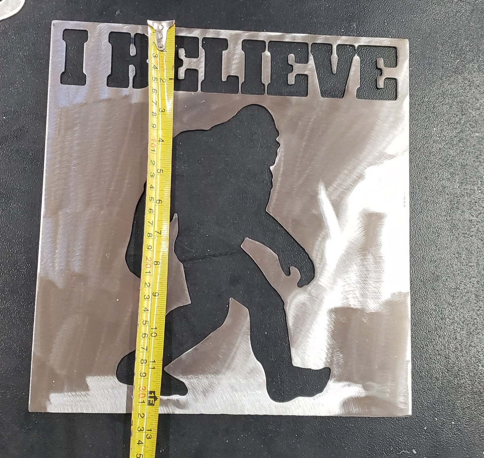 Bigfoot metal wall art Etsy