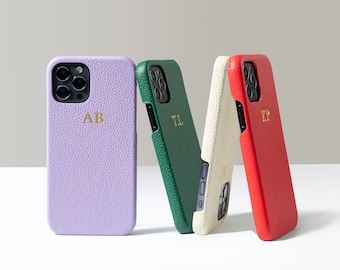 iPhone 13 Pro Max Case, Personalised iPhone 13 case, Custom Initial Phone Case, Leather Phone Case iPhone 13 Pro Monogram Phone Case 13 mini