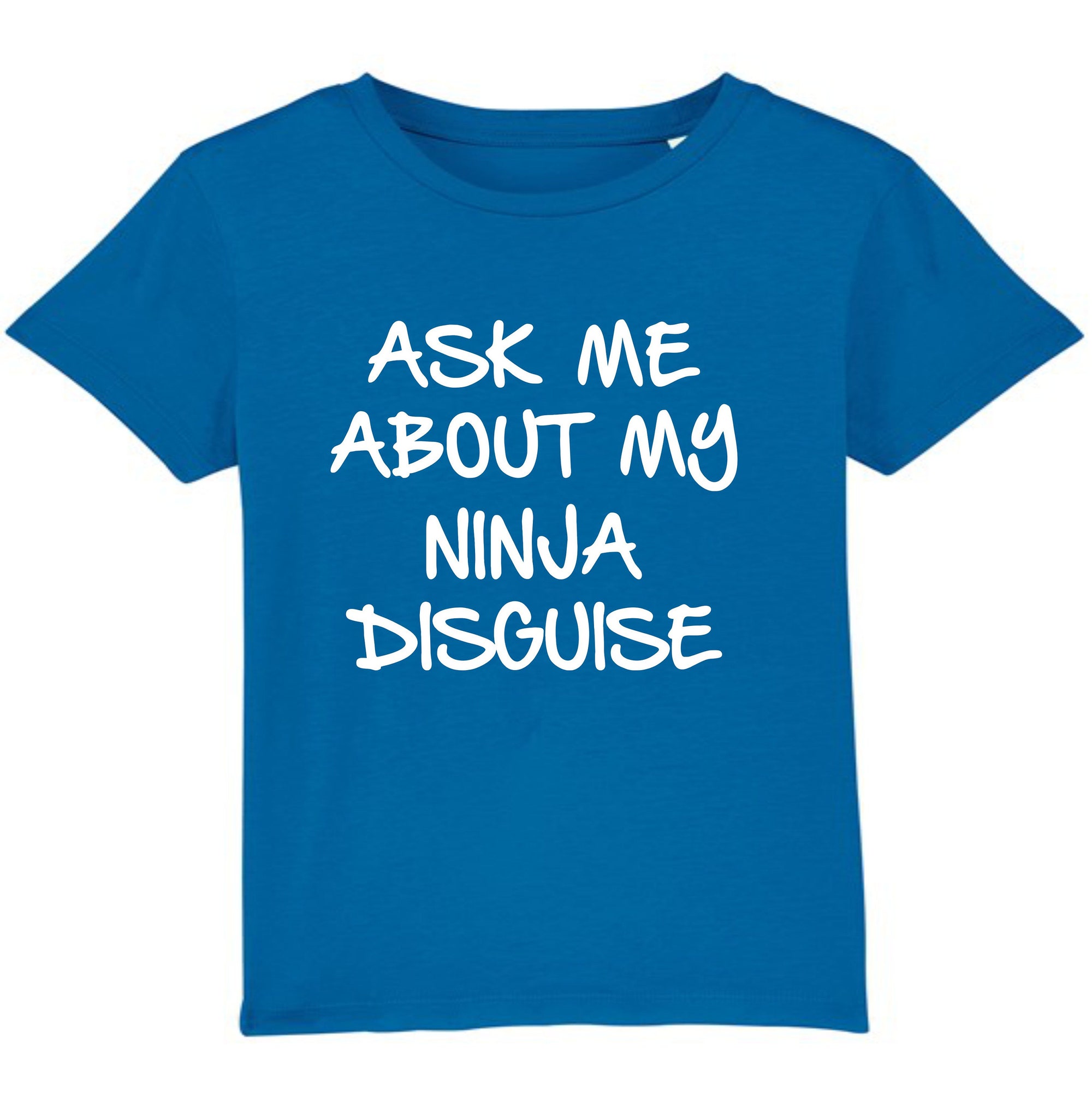 Discover Ask Me About My Ninja Disguise Graphic Fancy T-shirt Men Funny Eyes Flip Tee Top