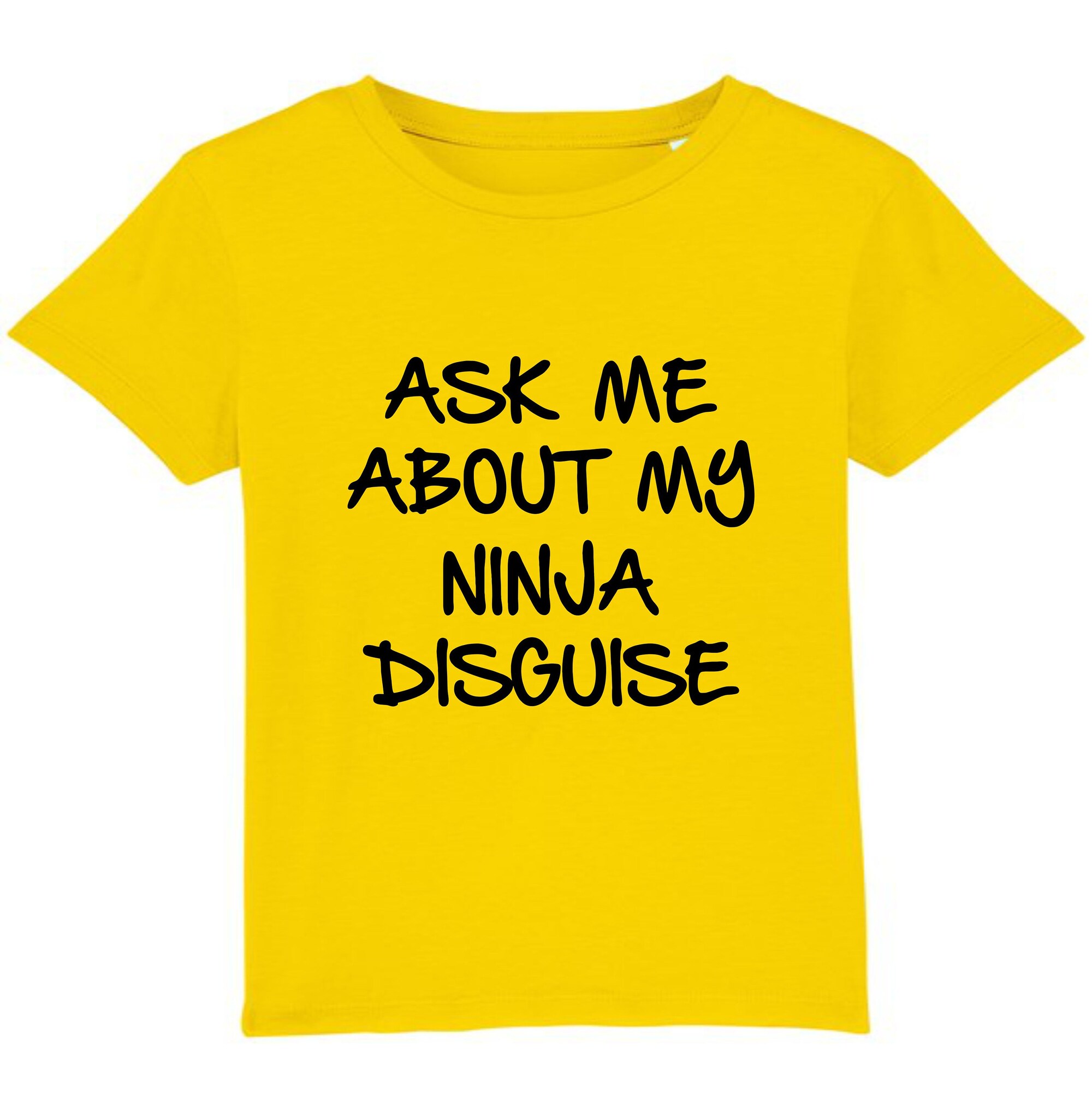 Discover Ask Me About My Ninja Disguise Graphic Fancy T-shirt Men Funny Eyes Flip Tee Top