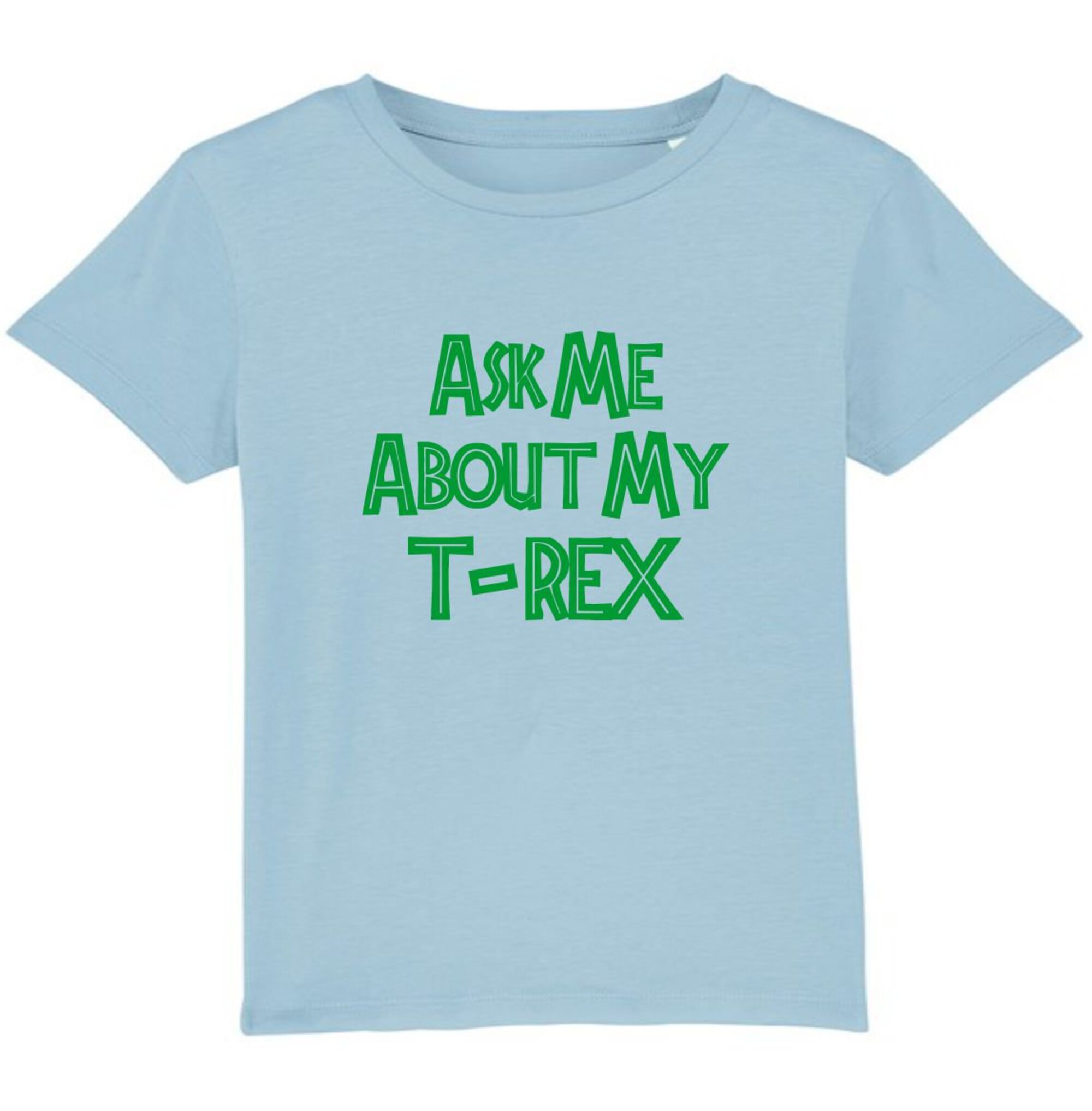 Discover Ask Me About My T-Rex T-Shirt, Funny Dinosaur Flip Gift Joke Costume