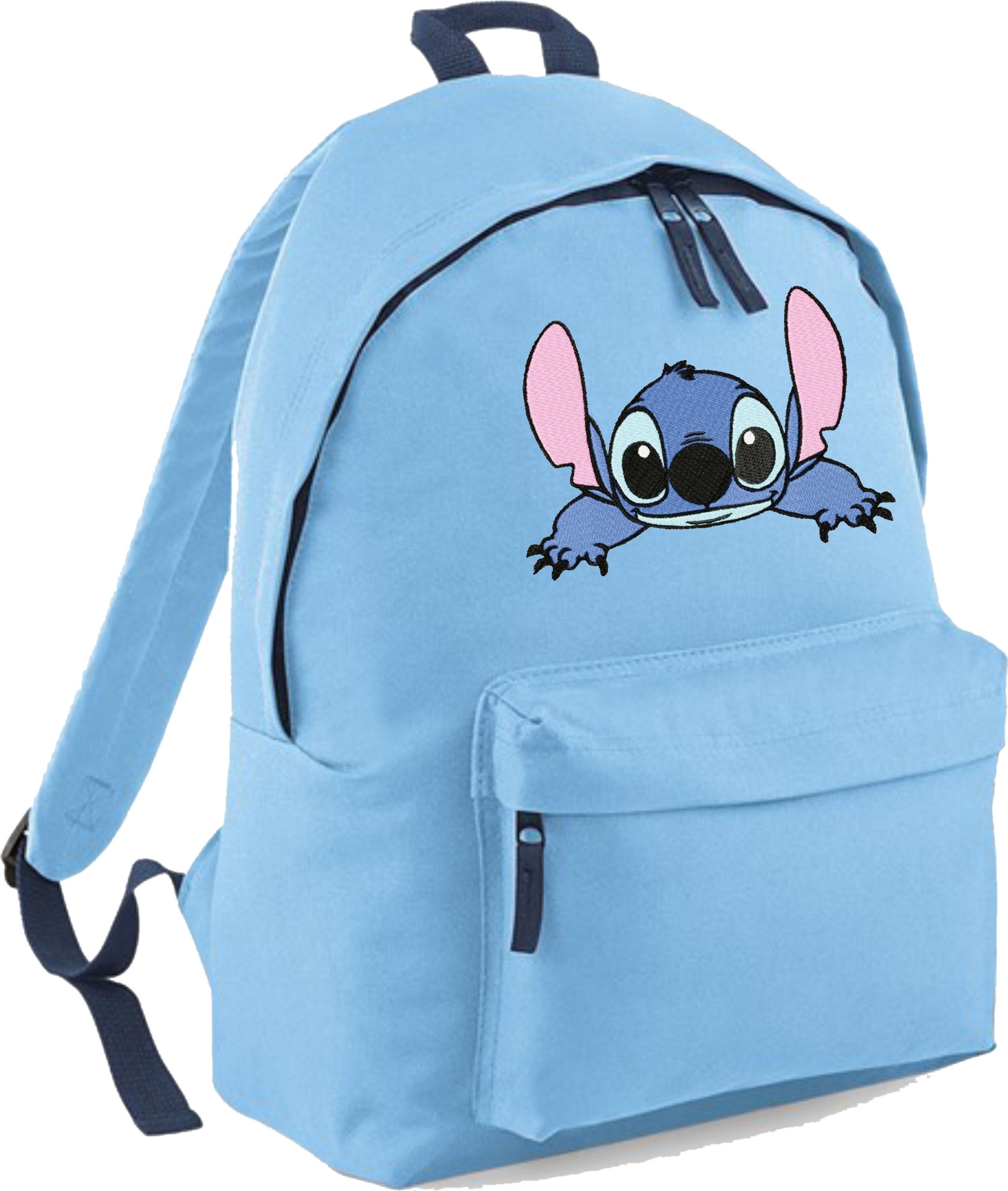 Embroidered Lilo & Stitch Cartoon Ohana Unisex Backpack Etsy UK