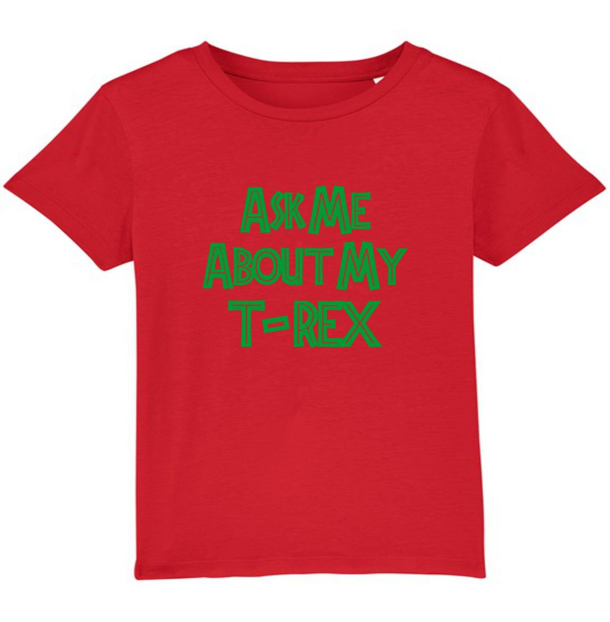 Discover Ask Me About My T-Rex T-Shirt, Funny Dinosaur Flip Gift Joke Costume