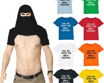 Ask Me About My Beard T Shirt Funny Flip Sarcastic Novelty Costume Idea Gag Cool 
