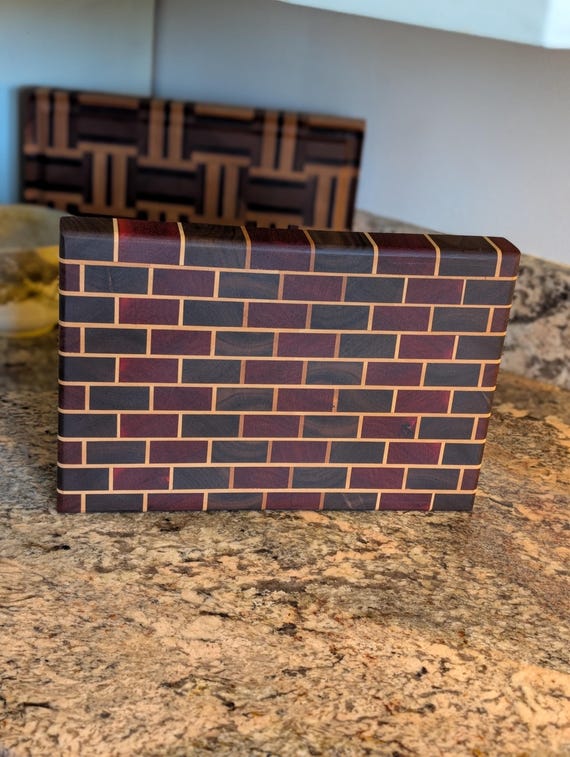 Handmade End Grain Cutting Board | Hardwood Prep Board