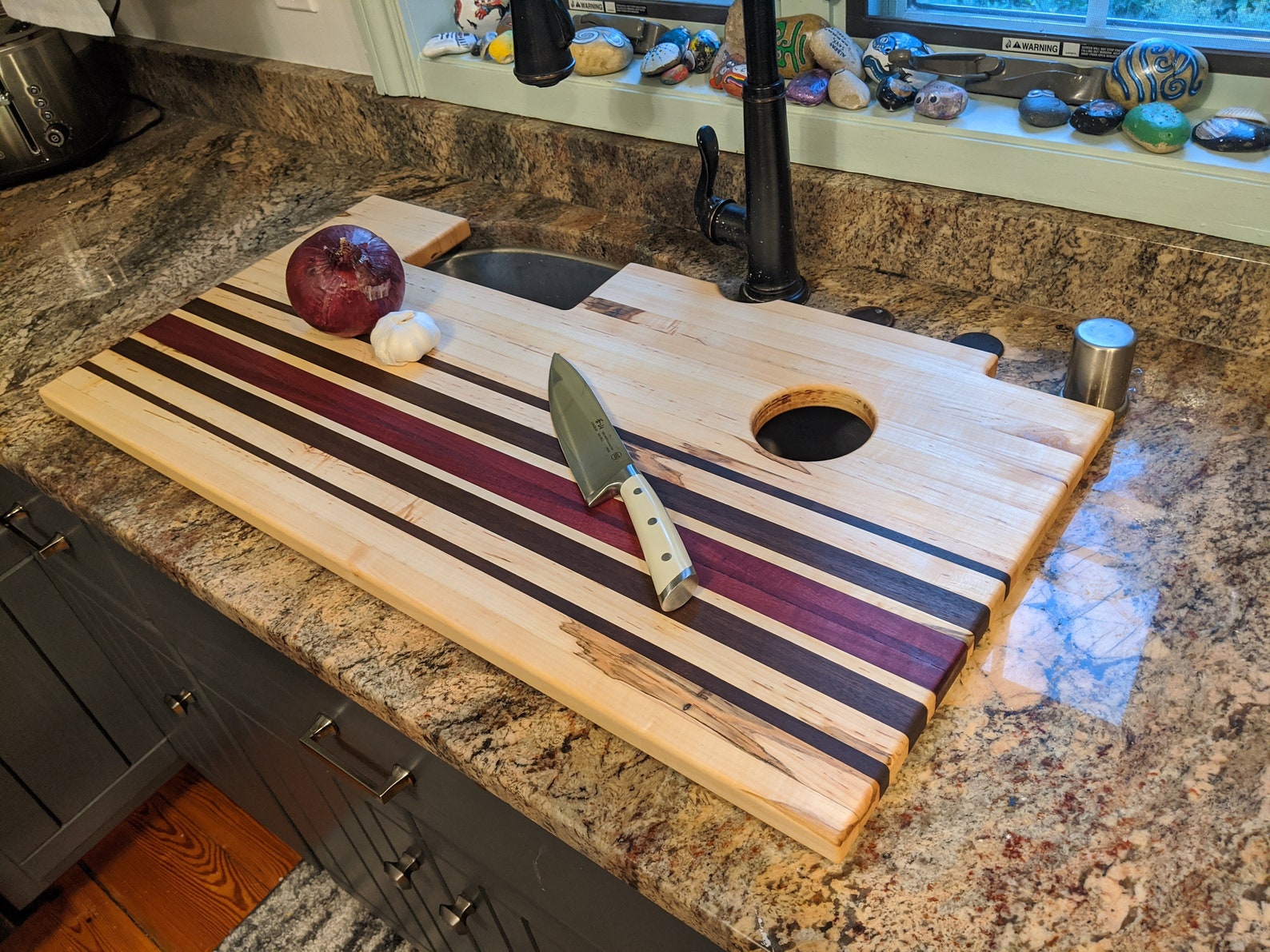 cutting board that fits kitchen sink