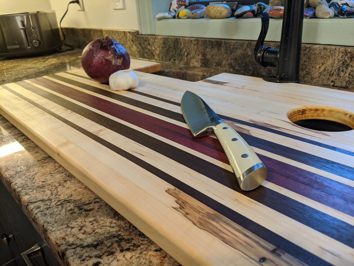 Custom Overthesink Cutting Board Counter Board Cutting Etsy