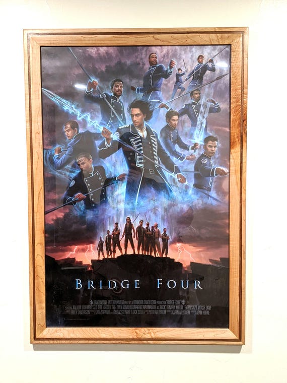 Full Size Poster Frame, hardwood